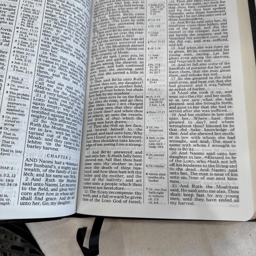 King James Quick Reference Bible Thomas Nelson Large Print Words Christ Red MINT